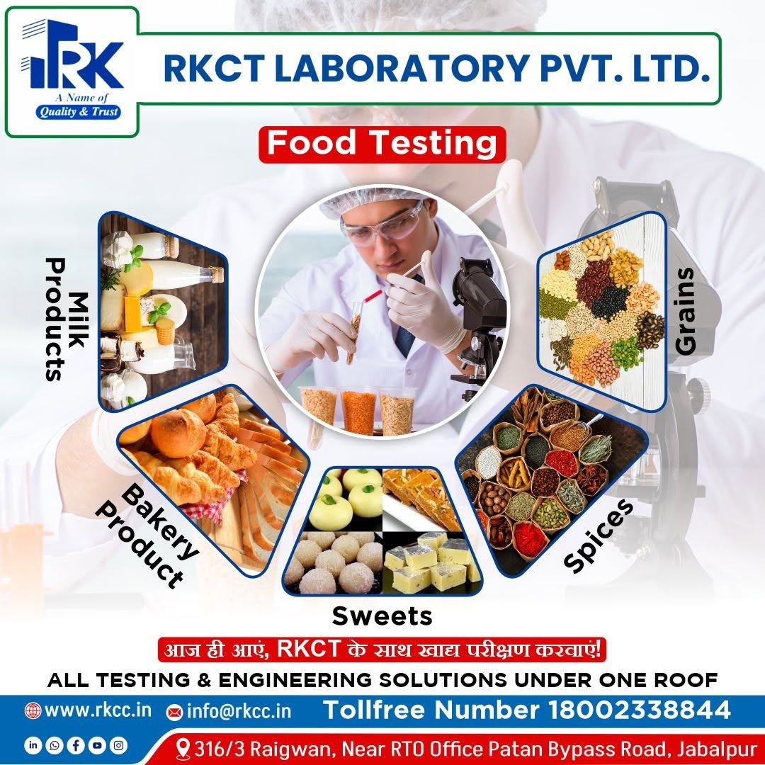 Best Food Testing Laboratory in India | RKCT Laboratory | IS Standard Testing